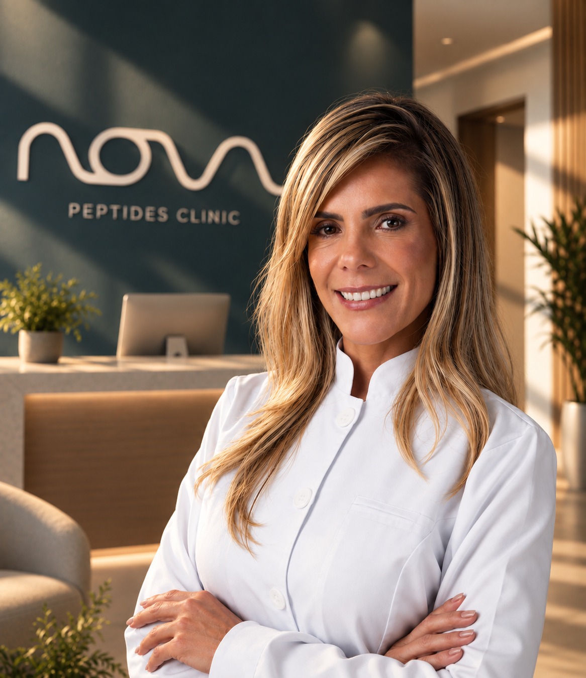 Jeruza Campos, nutricionista fundadora da Nova Peptides Clinic
